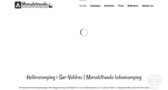 Desktop Screenshot of morudstranda.no